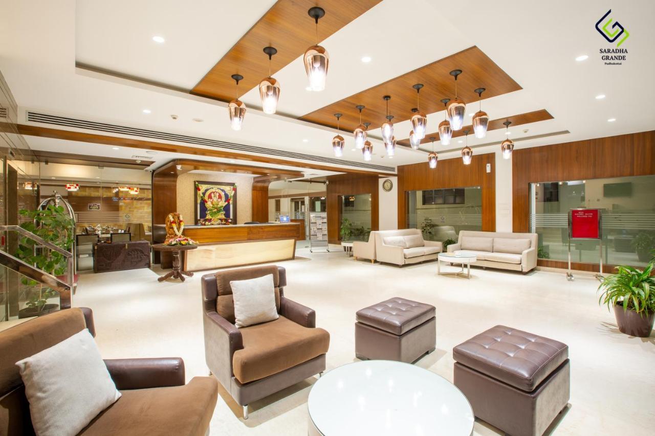 Hotel Saradha Grande Pudukkottai Bagian luar foto